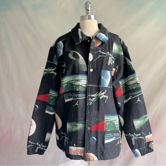 Denim Jacket Star Wars Coach Jacket Kith Star Wars Planets Coaches